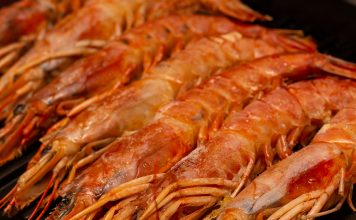 Waitrose developing food film from langoustine shells
