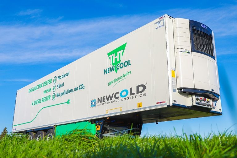 NewCold focuses on a sustainable distribution vision by commissioning 100% electric refrigerated trailers from THT New Cool
