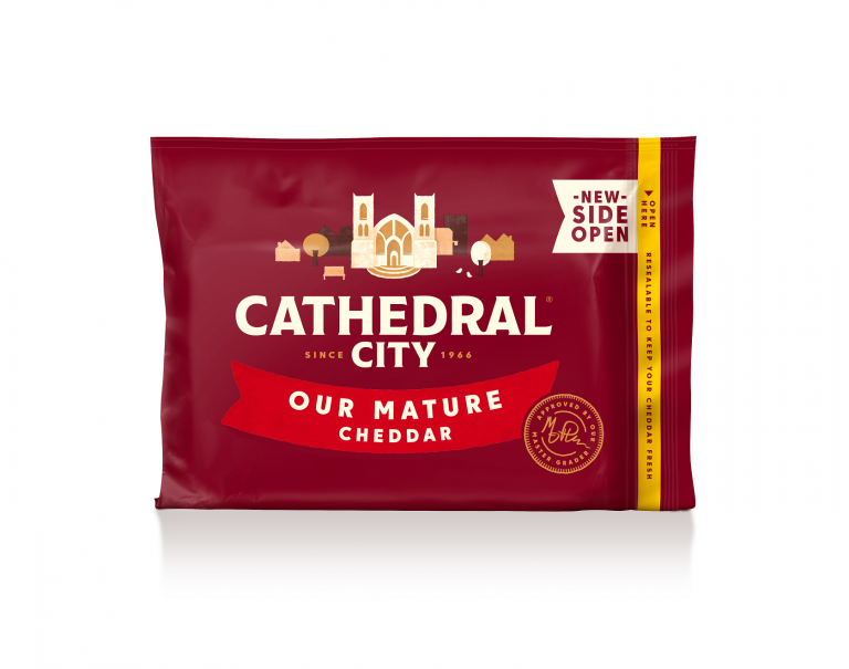 Cathedral City becomes the first cheese brand to introduce side opening, resealable packs