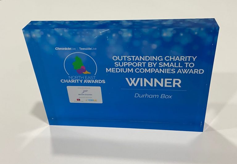 Durham Box wins at North East Charity Awards 2022