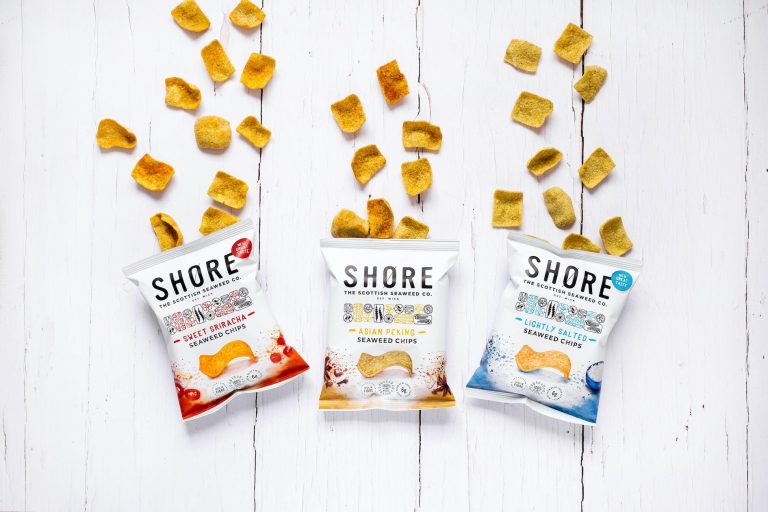 Scottish seaweed snack brand SHORE bags new investment, listings and NPD