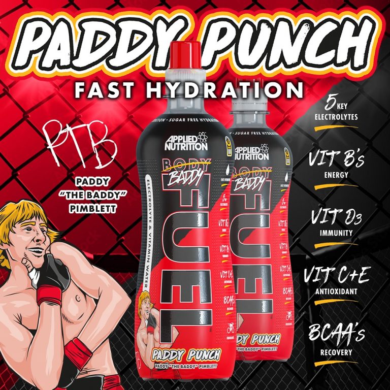 Paddy ‘The Baddy’ Pimblett signature flavour BodyFuel™ sports drink launched