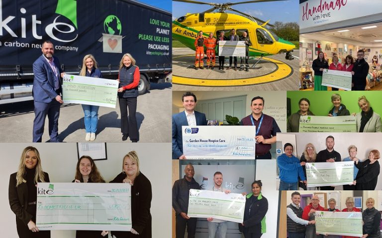 Kite Packaging donates £26,000 to local charities