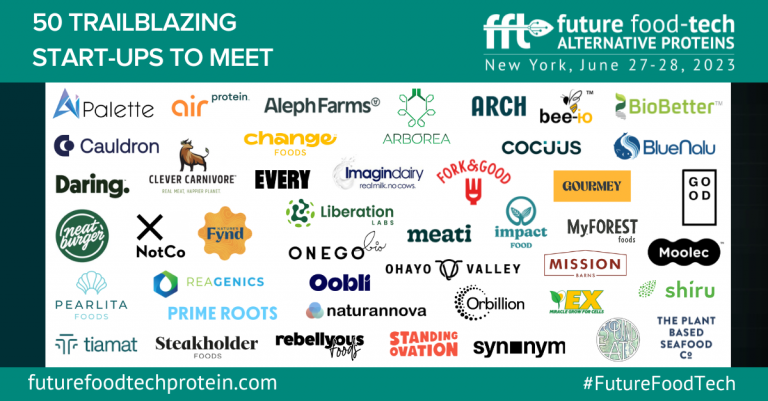 50 start-ups to meet at Future Food-Tech Alternative Proteins