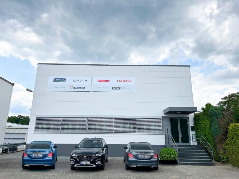 Global material handling and processing specialists open new testing facility in Germany