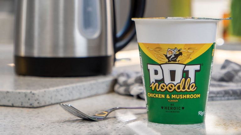 Pot Noodle trials new paper-based packaging in the UK