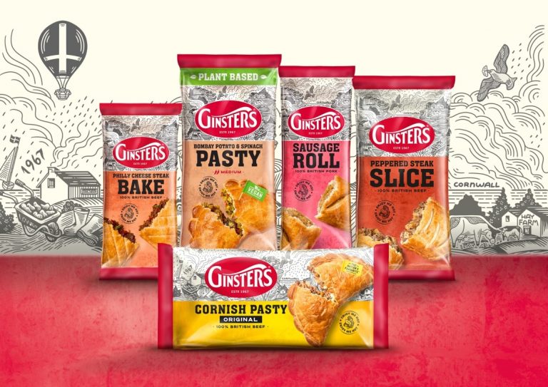 Ginsters launch new packaging identity