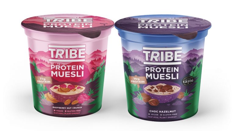 Tribe’s instant breakfast Protein Muesli Pots land in Tesco in sustainable packaging