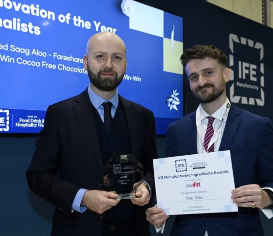 Entries open for the 2026 IFE Manufacturing Ingredients Awards in association with IFST